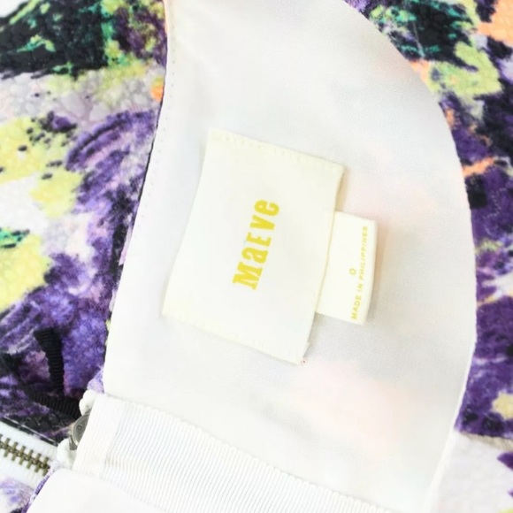 Maeve Neon Floral A Line Dress - Picture 3 of 8